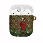 Rosa Parks Christmas AirPods Case Plaid Festive Stamp Vintage Civil Rights Legend