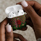 Rosa Parks Christmas AirPods Case Plaid Festive Stamp Vintage Civil Rights Legend