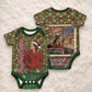 Rosa Parks Christmas Baby Onesie Plaid Festive Stamp Vintage Civil Rights Legend