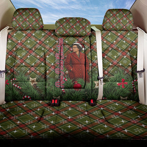 Rosa Parks Christmas Back Car Seat Cover Plaid Festive Stamp Vintage Civil Rights Legend