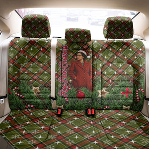 Rosa Parks Christmas Back Car Seat Cover Plaid Festive Stamp Vintage Civil Rights Legend