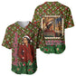Rosa Parks Christmas Baseball Jersey Plaid Festive Stamp Vintage Civil Rights Legend