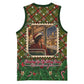 Rosa Parks Christmas Basketball Jersey Plaid Festive Stamp Vintage Civil Rights Legend