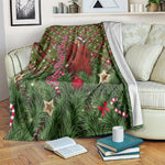 Rosa Parks Christmas Blanket Plaid Festive Stamp Vintage Civil Rights Legend