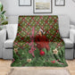 Rosa Parks Christmas Blanket Plaid Festive Stamp Vintage Civil Rights Legend