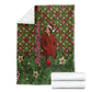 Rosa Parks Christmas Blanket Plaid Festive Stamp Vintage Civil Rights Legend