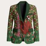 Rosa Parks Christmas Blazer Plaid Festive Stamp Vintage Civil Rights Legend