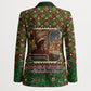 Rosa Parks Christmas Blazer Plaid Festive Stamp Vintage Civil Rights Legend