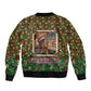 Rosa Parks Christmas Bomber Jacket Plaid Festive Stamp Vintage Civil Rights Legend