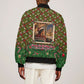 Rosa Parks Christmas Bomber Jacket Plaid Festive Stamp Vintage Civil Rights Legend