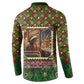 Rosa Parks Christmas Button Sweatshirt Plaid Festive Stamp Vintage Civil Rights Legend