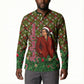 Rosa Parks Christmas Button Sweatshirt Plaid Festive Stamp Vintage Civil Rights Legend