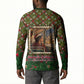 Rosa Parks Christmas Button Sweatshirt Plaid Festive Stamp Vintage Civil Rights Legend