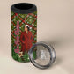 Rosa Parks Christmas 4 in 1 Can Cooler Tumbler Plaid Festive Stamp Vintage Civil Rights Legend