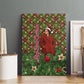 Rosa Parks Christmas Canvas Wall Art Plaid Festive Stamp Vintage Civil Rights Legend