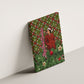 Rosa Parks Christmas Canvas Wall Art Plaid Festive Stamp Vintage Civil Rights Legend