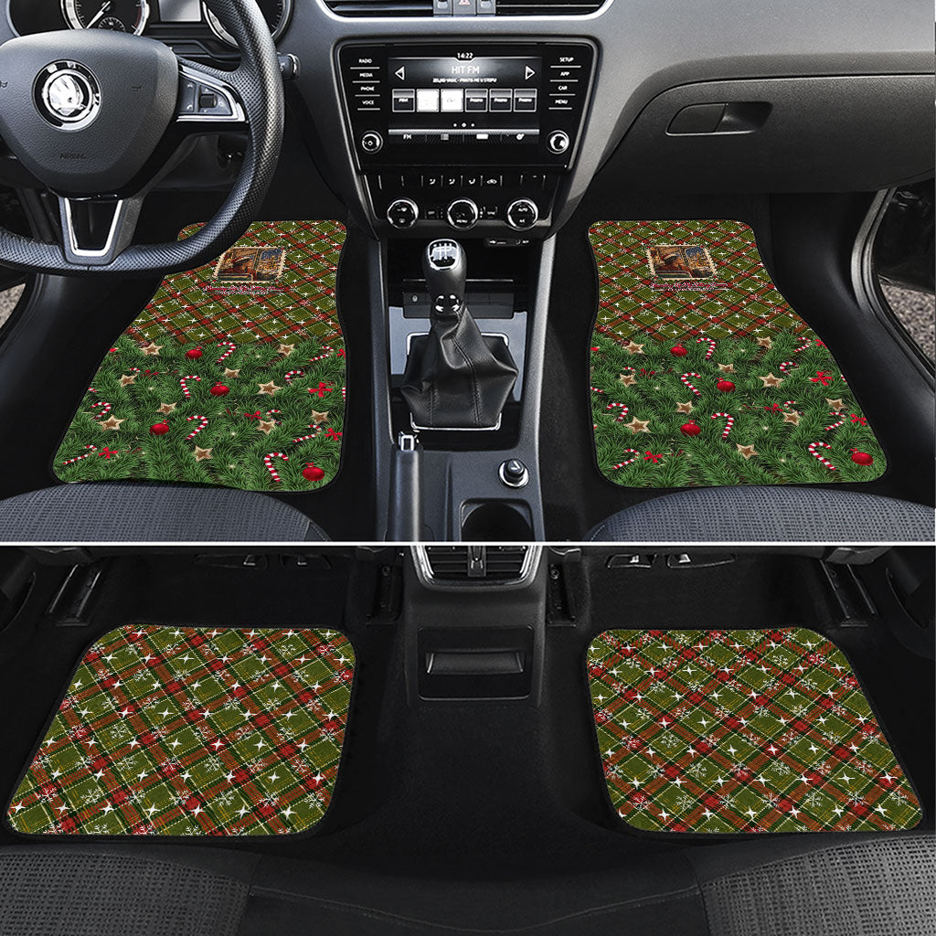 Rosa Parks Christmas Car Mats Plaid Festive Stamp Vintage Civil Rights Legend