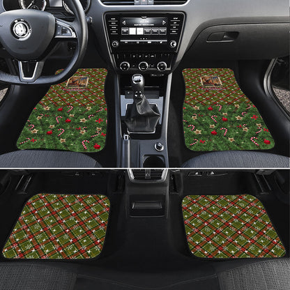Rosa Parks Christmas Car Mats Plaid Festive Stamp Vintage Civil Rights Legend