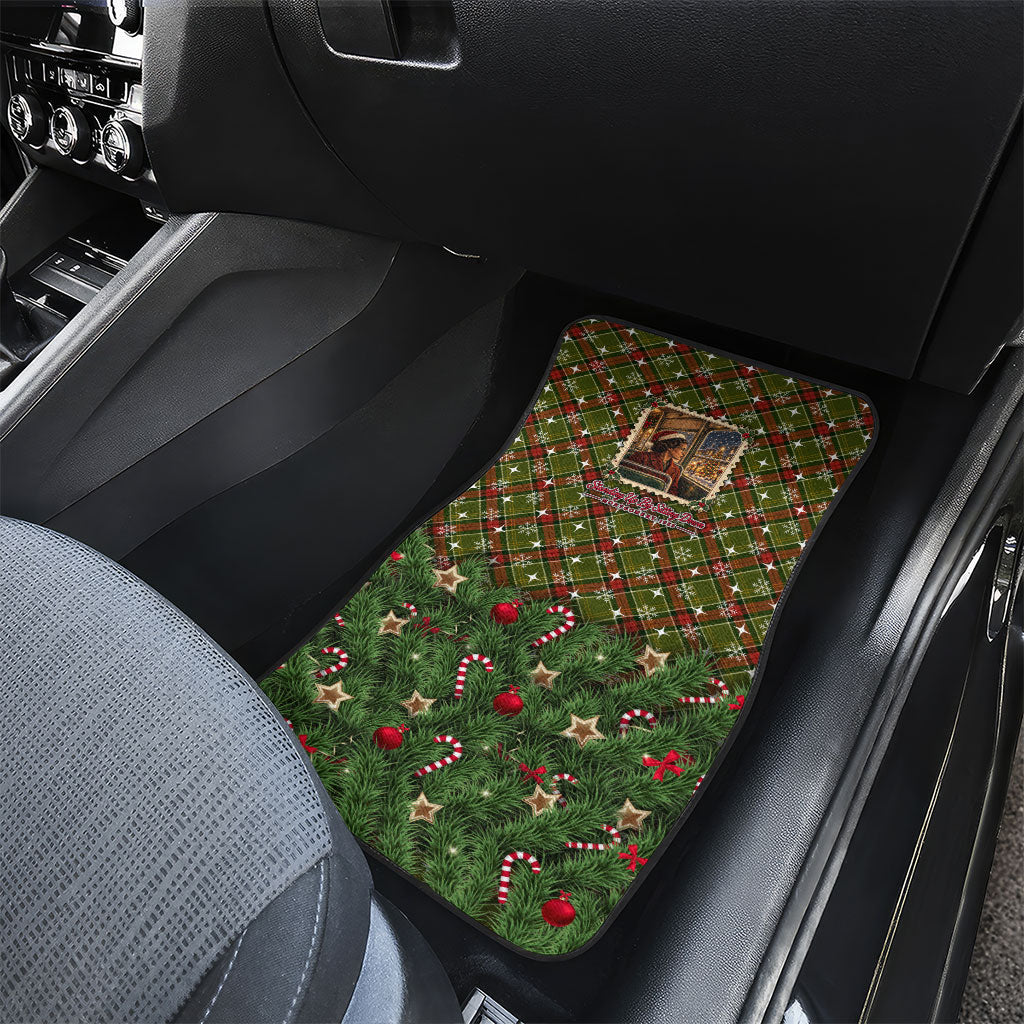 Rosa Parks Christmas Car Mats Plaid Festive Stamp Vintage Civil Rights Legend