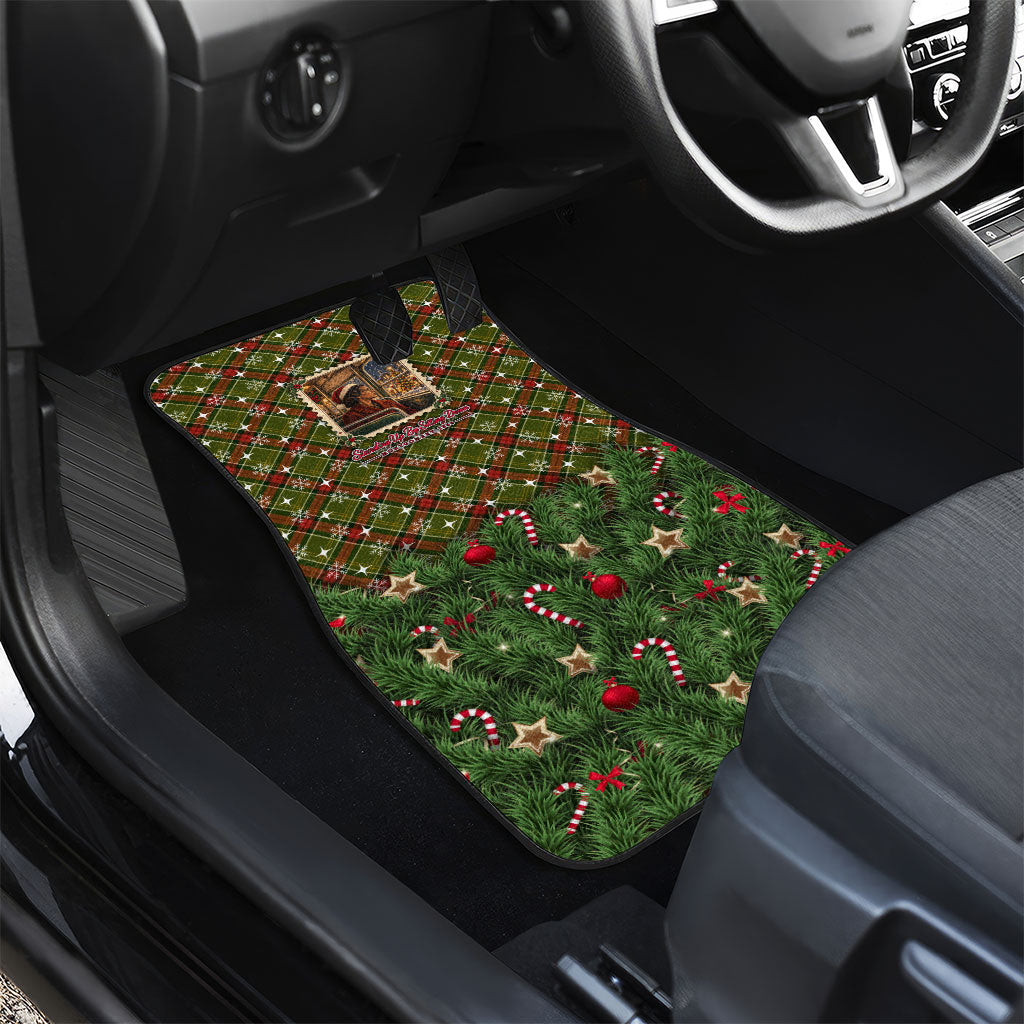 Rosa Parks Christmas Car Mats Plaid Festive Stamp Vintage Civil Rights Legend