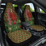 Rosa Parks Christmas Car Seat Cover Plaid Festive Stamp Vintage Civil Rights Legend