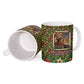 Rosa Parks Christmas Ceramic Mug Plaid Festive Stamp Vintage Civil Rights Legend