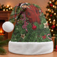 Rosa Parks Christmas Santa Hat Plaid Festive Stamp Vintage Civil Rights Legend