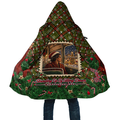 Rosa Parks Christmas Cloak Plaid Festive Stamp Vintage Civil Rights Legend
