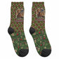 Rosa Parks Christmas Crew Socks Plaid Festive Stamp Vintage Civil Rights Legend