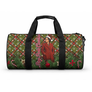 Rosa Parks Christmas Duffle Bag Plaid Festive Stamp Vintage Civil Rights Legend