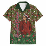 Rosa Parks Christmas Hawaiian Shirt Plaid Festive Stamp Vintage Civil Rights Legend