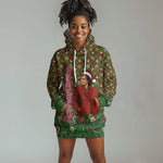 Rosa Parks Christmas Hoodie Dress Plaid Festive Stamp Vintage Civil Rights Legend