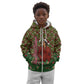 Rosa Parks Christmas Kid Hoodie Plaid Festive Stamp Vintage Civil Rights Legend