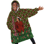 Rosa Parks Christmas Kid Wearable Blanket Hoodie Plaid Festive Stamp Vintage Civil Rights Legend