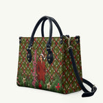 Rosa Parks Christmas Leather Bag Plaid Festive Stamp Vintage Civil Rights Legend