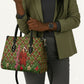 Rosa Parks Christmas Leather Bag Plaid Festive Stamp Vintage Civil Rights Legend