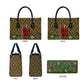 Rosa Parks Christmas Leather Bag Plaid Festive Stamp Vintage Civil Rights Legend
