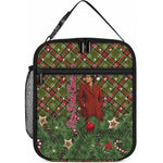 Rosa Parks Christmas Lunch Bag Plaid Festive Stamp Vintage Civil Rights Legend