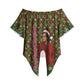 Rosa Parks Christmas Off Shoulder Wrap Waist Top Plaid Festive Stamp Vintage Civil Rights Legend