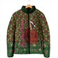 Rosa Parks Christmas Padded Jacket Plaid Festive Stamp Vintage Civil Rights Legend