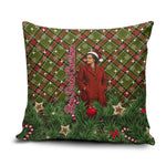 Rosa Parks Christmas Pillow Cover Plaid Festive Stamp Vintage Civil Rights Legend