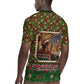 Rosa Parks Christmas Rugby Jersey Plaid Festive Stamp Vintage Civil Rights Legend