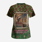 Rosa Parks Christmas Scrub Top Plaid Festive Stamp Vintage Civil Rights Legend