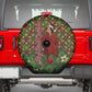 Rosa Parks Christmas Spare Tire Cover Plaid Festive Stamp Vintage Civil Rights Legend