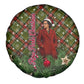 Rosa Parks Christmas Spare Tire Cover Plaid Festive Stamp Vintage Civil Rights Legend
