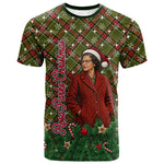 Rosa Parks Christmas T shirt Plaid Festive Stamp Vintage Civil Rights Legend