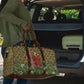 Rosa Parks Christmas Travel Bag Plaid Festive Stamp Vintage Civil Rights Legend