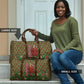Rosa Parks Christmas Travel Bag Plaid Festive Stamp Vintage Civil Rights Legend