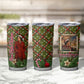 Rosa Parks Christmas Tumbler Cup Plaid Festive Stamp Vintage Civil Rights Legend