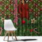 Rosa Parks Christmas Window Curtain Plaid Festive Stamp Vintage Civil Rights Legend